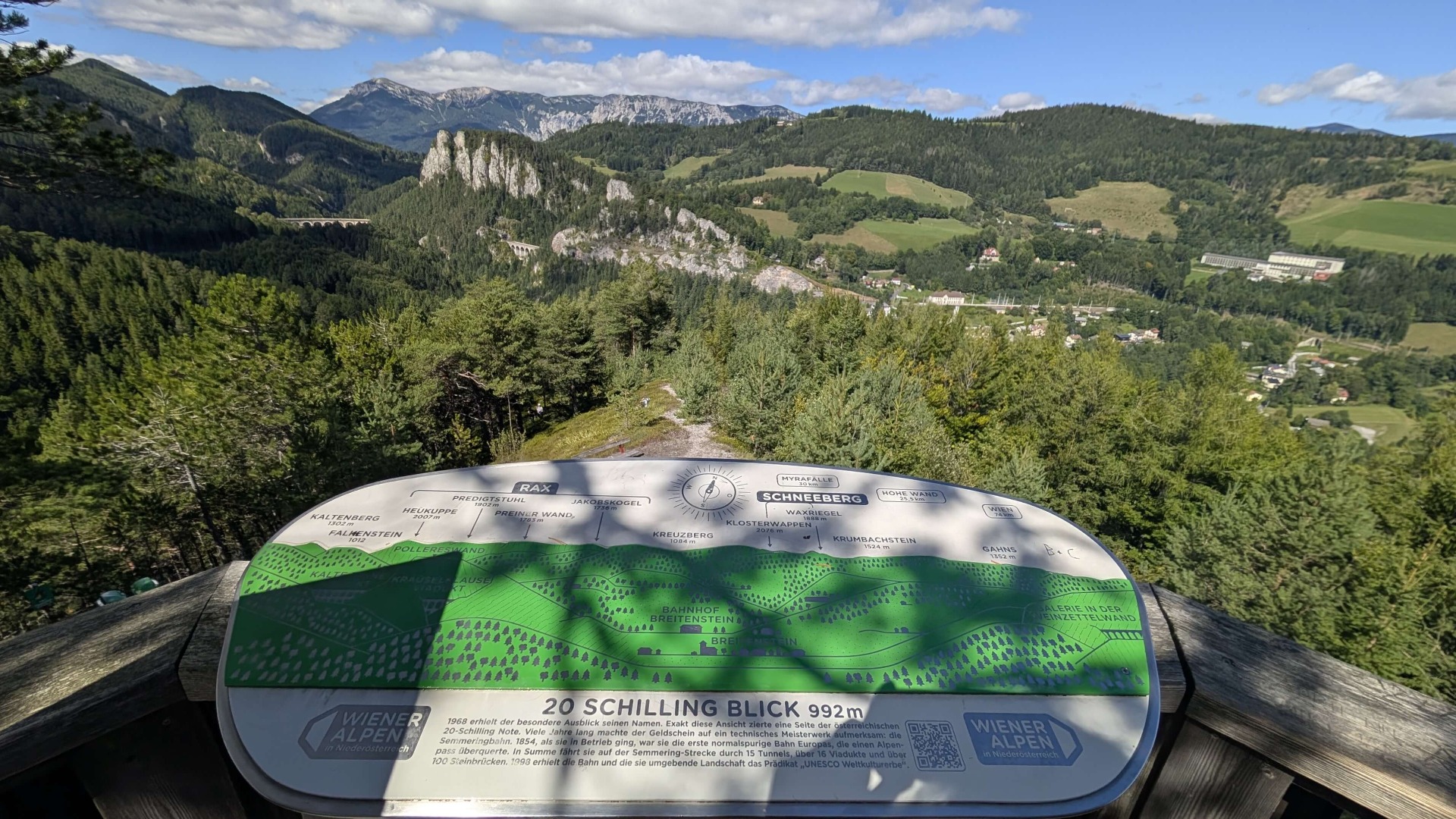 20-Schilling-Blick kilátópont